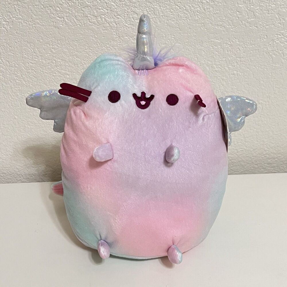 Gund Pusheen Magic Swirl Pusheenicorn Unicorn Tie-Dye Plush 9.5"